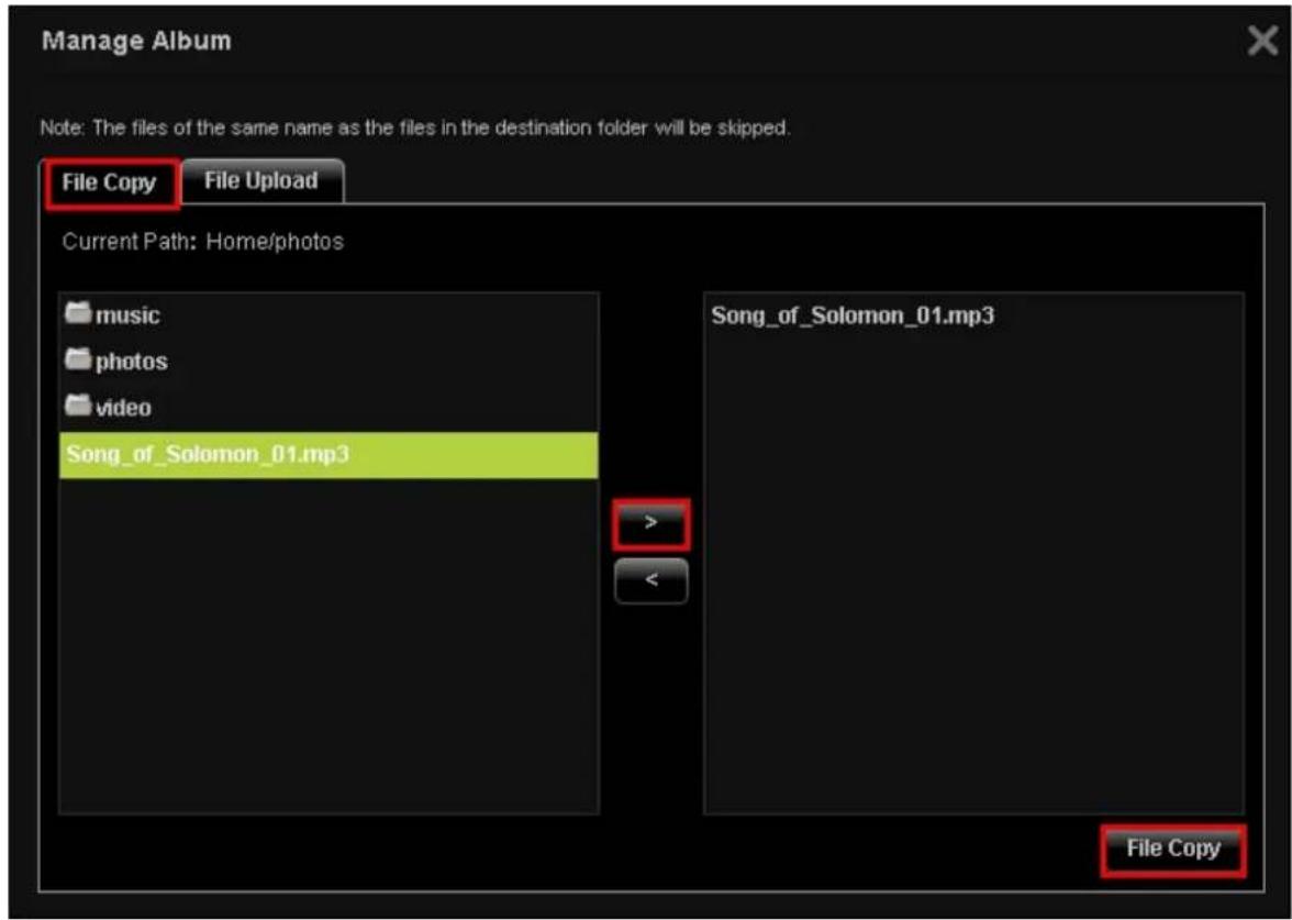 QNAP TS-419P II - Managing album - 3