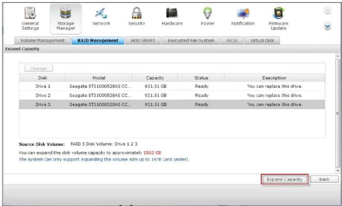 QNAP TS-419P II - Operation procedure - 7