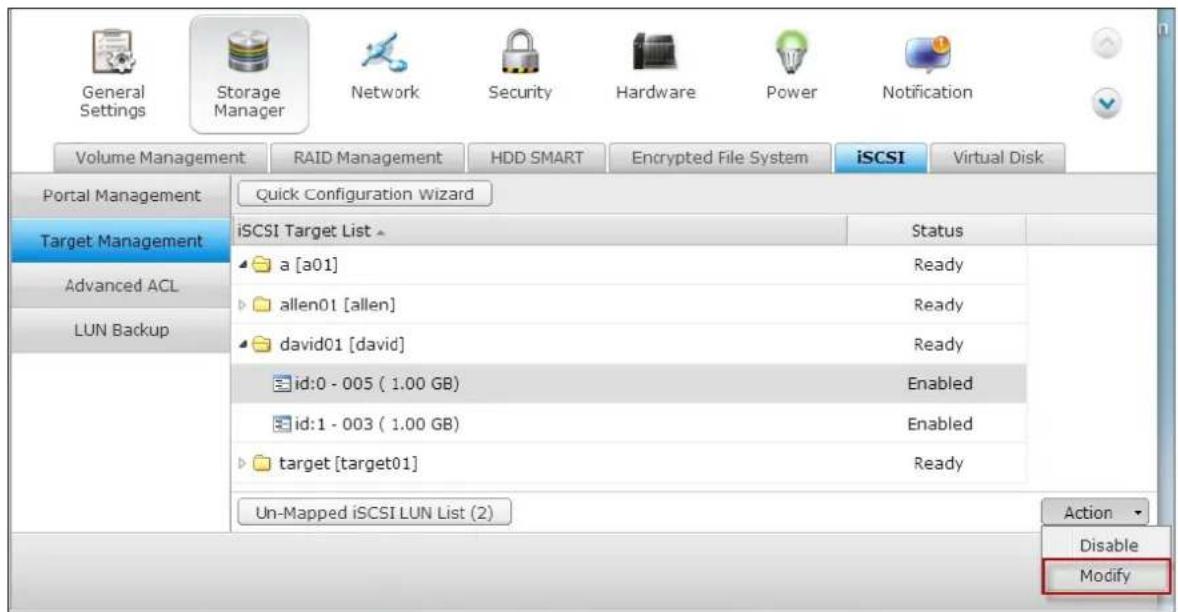 QNAP TS-419P II - iSCSI LUN capacity expansion - 1