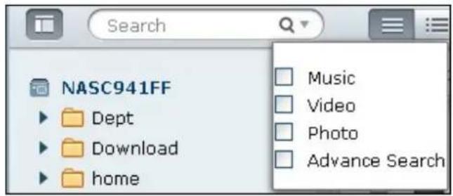 QNAP TS-419P II - File/Folder search - 2