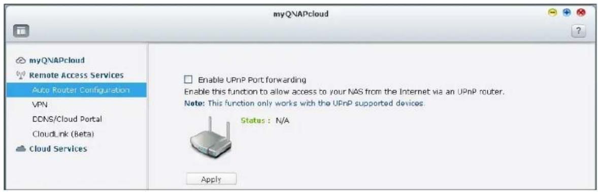QNAP TS-419P II - Auto Router Configuration - 1