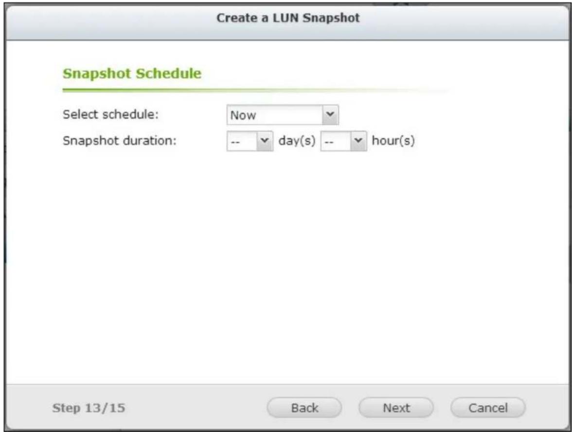 QNAP TS-419P II - Create an iSC SI LUN Snapshot - 5