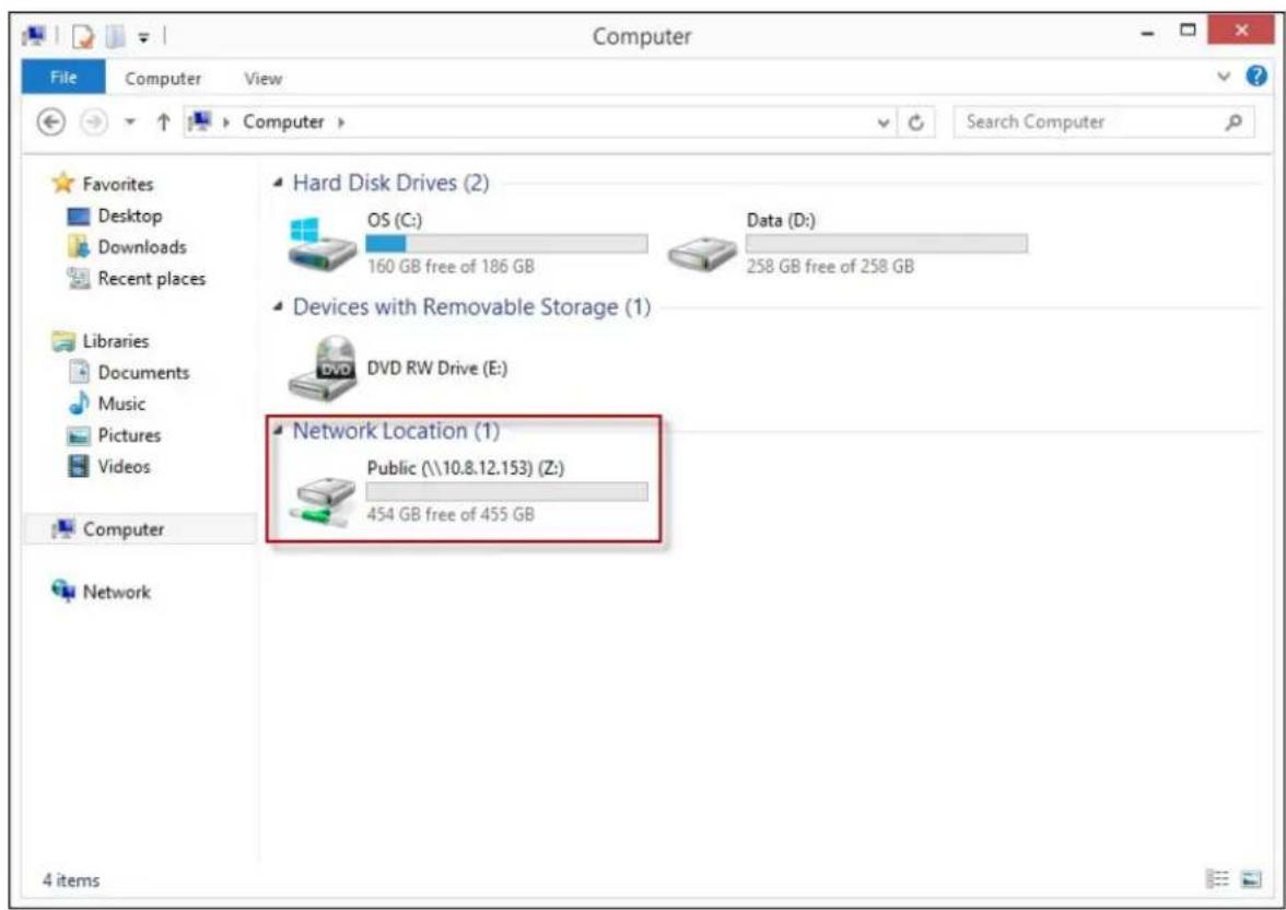 QNAP TS-419P II - Connect to the shared folders of the NAS by using the QNAP Qfinder: - 5