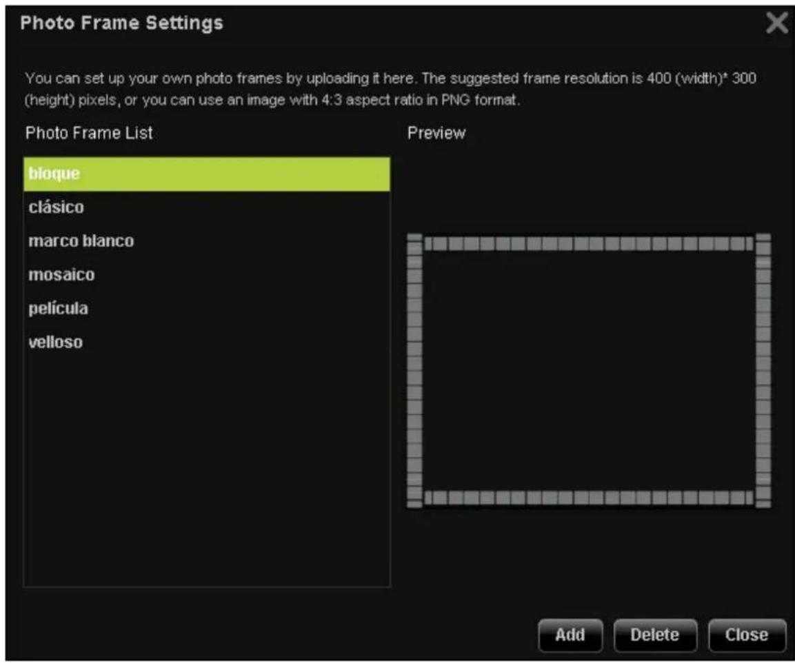 QNAP TS-419P II - Photo Frame Settings - 1