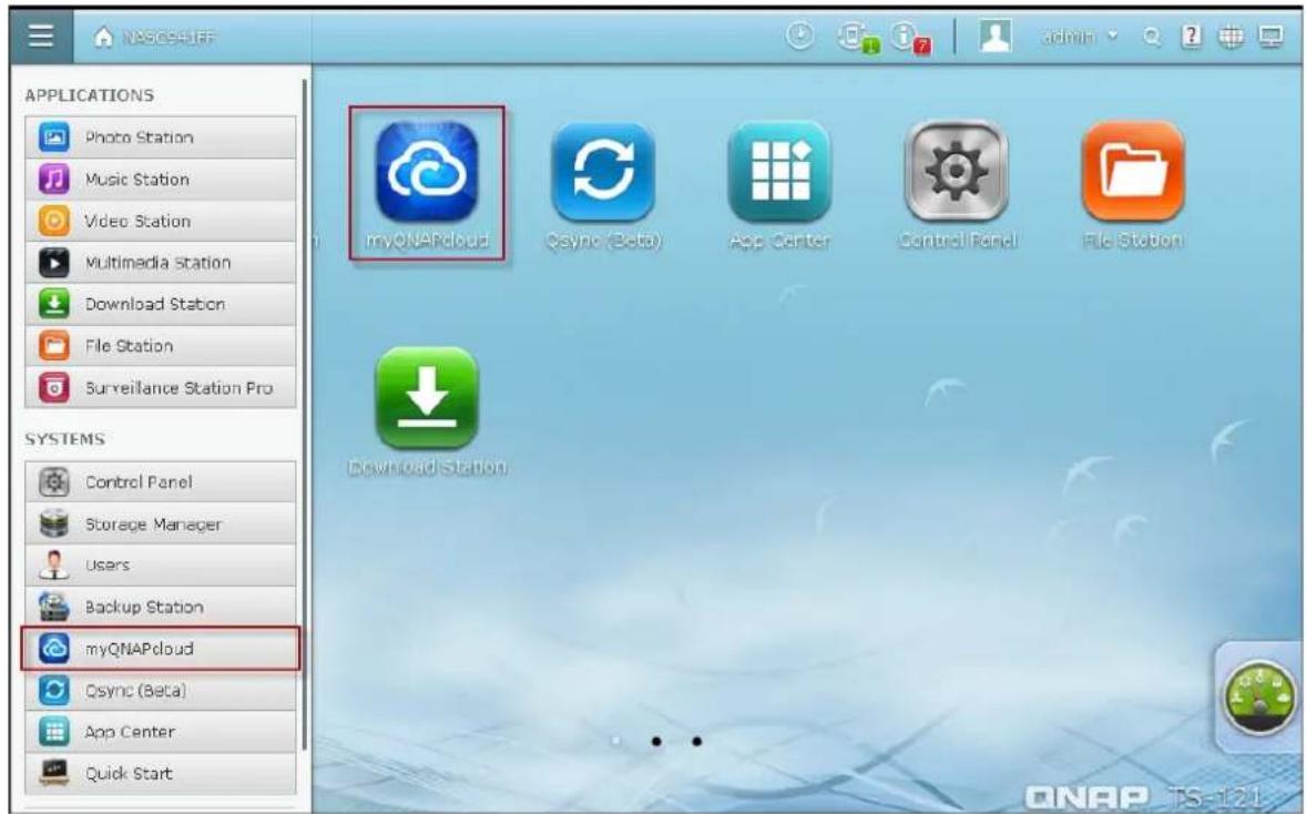 QNAP TS-419P II - myQNAPcloud Service - 2