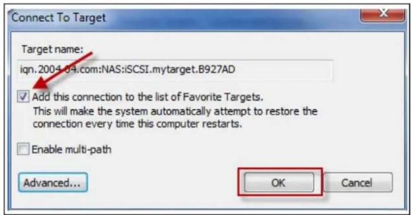 QNAP TS-419P II - ISCSI initiator on Windows: - 3