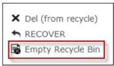 QNAP TS-419P II - Empty Network Recycle Bin - 4