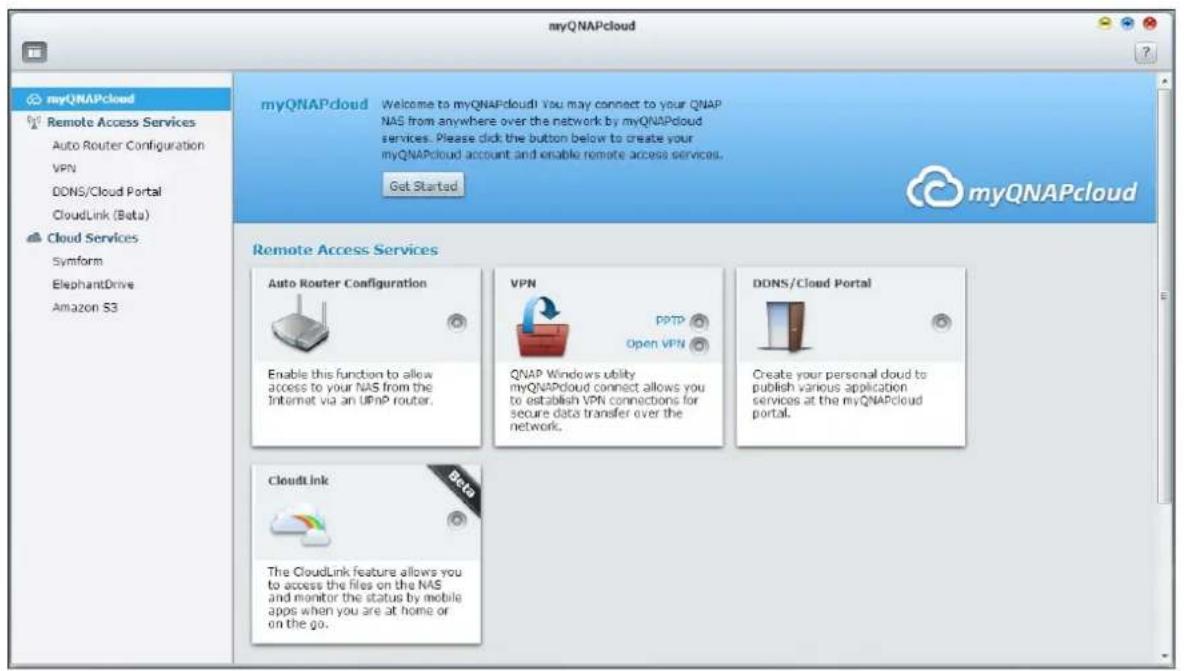 QNAP TS-419P II - myQNAPcloud Service - 1