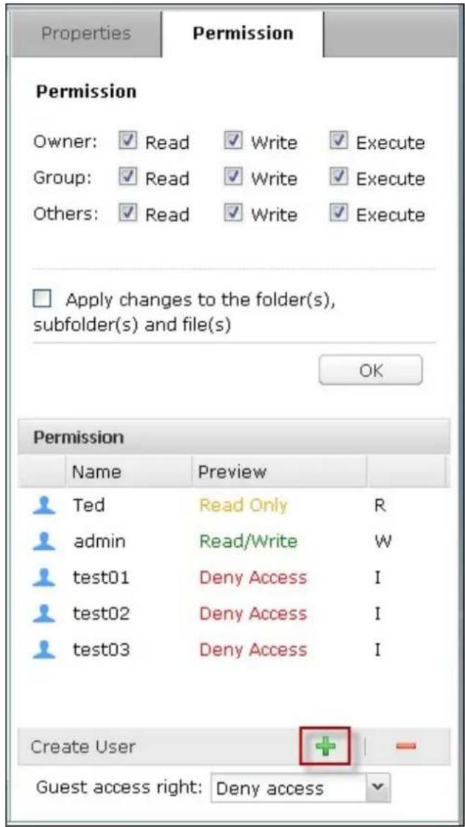 QNAP TS-419P II - Set file/folder level permission - 4