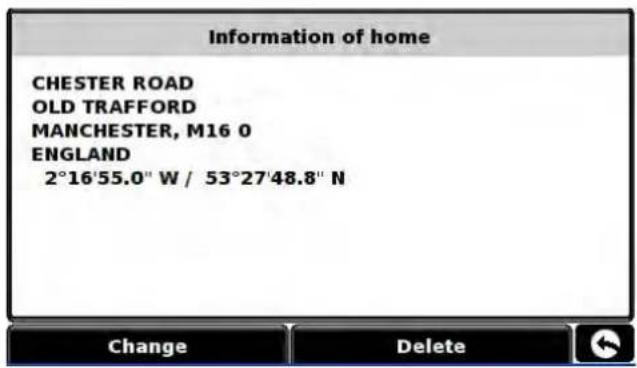 SNOOPER Truckmate Pro S2500 - To change the home location - 1