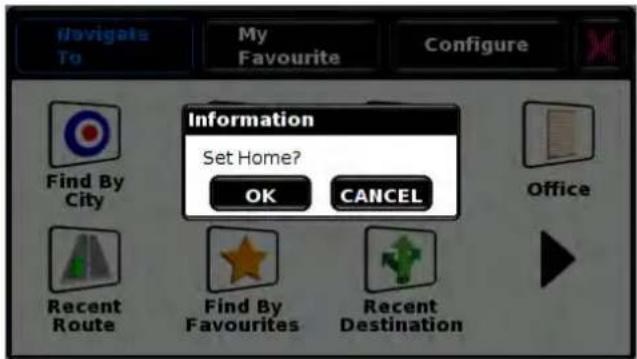 SNOOPER Truckmate Pro S2500 - Setting the 'Office' Destination - 1