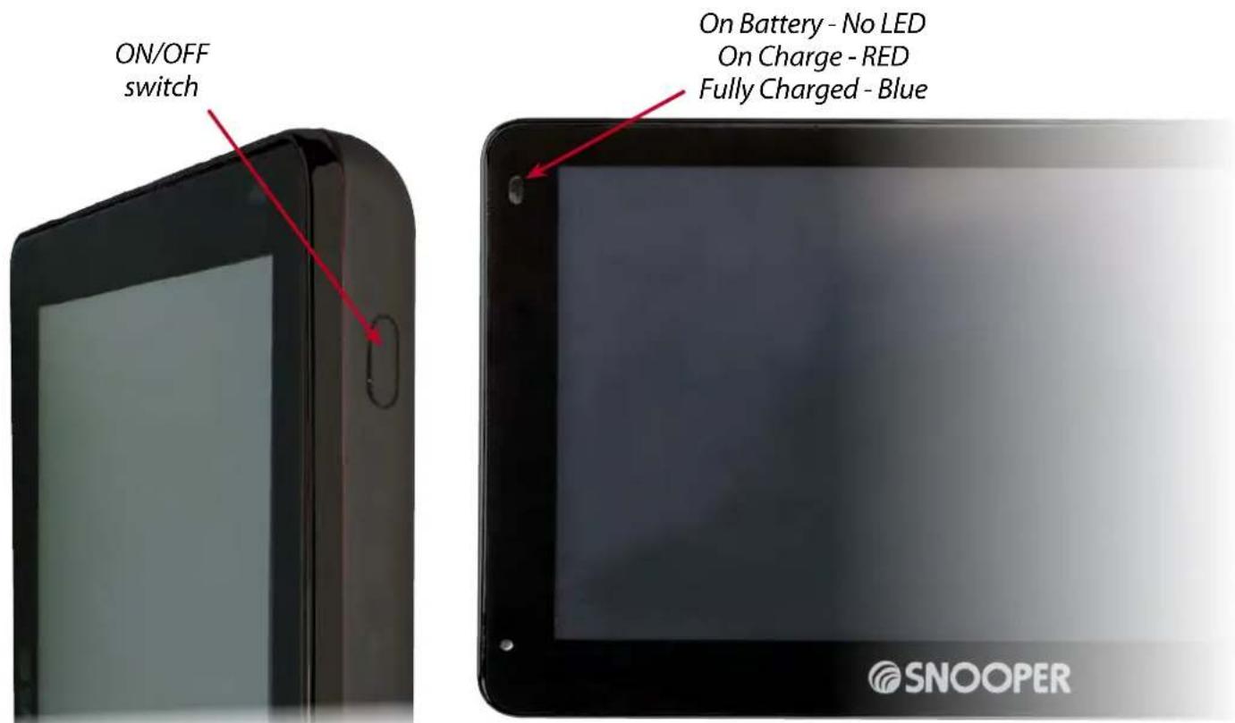SNOOPER Truckmate Pro S2500 - Powering Snooper using the built-in battery - 1