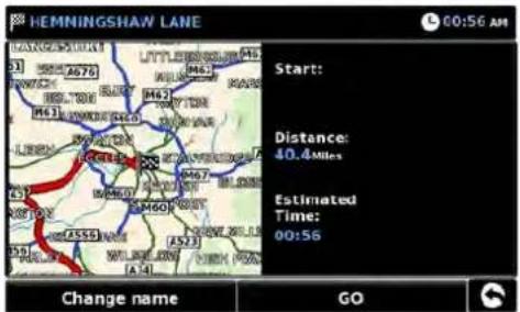 SNOOPER Truckmate Pro S2500 - Navigating using My route - 2