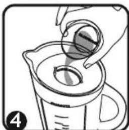 Bugatti Vela - Using the measuring filler cup (1) - 4