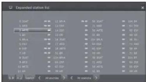 SHARP LC-50LE752 - - Expanded station list - 1