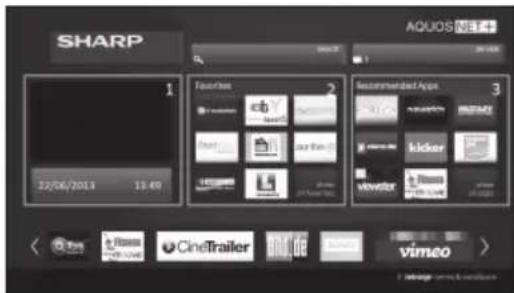 SHARP LC-50LE752 - - Select a service - 3