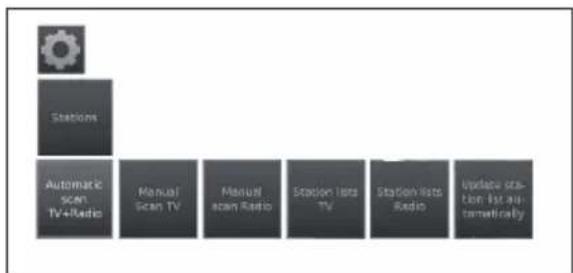 SHARP LC-50LE752 - Stations settings - 1
