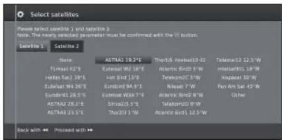 SHARP LC-50LE752 - Setting options for 2 satellites on 22kHz switchbox / 2 satellites on Toneburst switch - 2