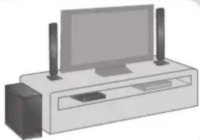 Illustration of a desktop computer setup with monitor, tower, and front panel (no text or symbols)