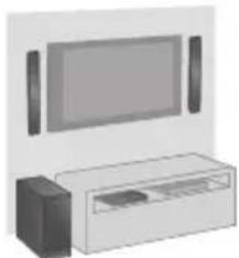 Illustration of a desktop computer setup with monitor, tower, and front panel (no text or symbols)