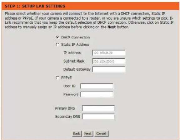 D-LINK DCS-930L - Internet Connection Setup Wizard - 2