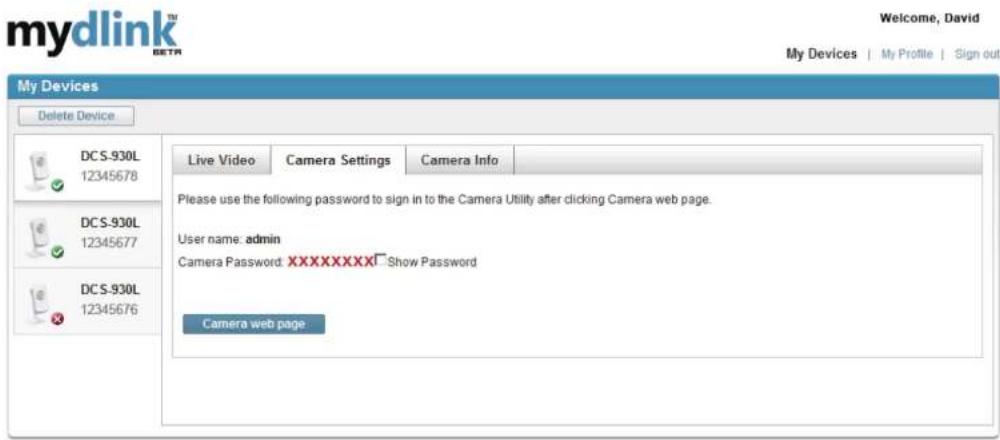 D-LINK DCS-930L - Camera Settings - 1