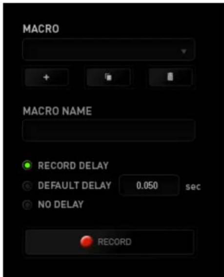 RAZER Ouroboros Elite Ambidextrous - MACROS TAB - 1
