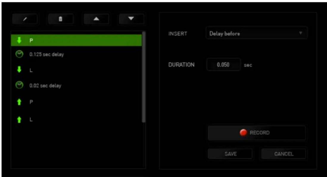 RAZER Ouroboros Elite Ambidextrous - MACROS TAB - 7