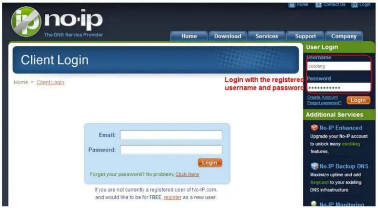 FOSCAM FI8918W - Third Party Domain Name Settings - 2