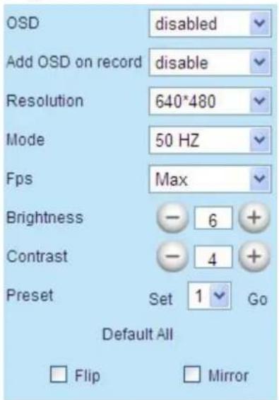 FOSCAM FI8918W - Section3 Image Parameters Settings - 1