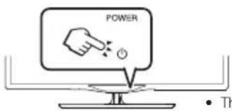 SHARP LC-50LE652 - Turning on/off the power - 1