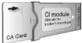 SHARP LC-50LE652 - Inserting the CA Card into the CI Module - 1