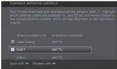 SHARP LC-50LE652 - Select broadcast settings. - 1