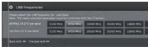 SHARP LC-50LE652 - Setting options for 2 satellites on 22kHz switchbox / 2 satellites on Toneburst switch - 3