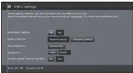 SHARP LC-50LE652 - Setting options for DVB-C reception - 1