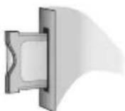 SHARP LC-50LE652 - Inserting the CI Module in the CI slot - 1