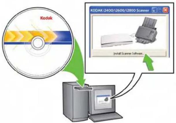 KODAK i2800 - Installing the scanner - 1