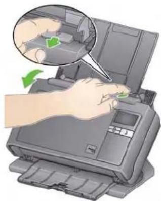 KODAK i2800 - To remove a document jam: - 1