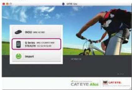 Cateye Stealth 10 CC-GL10 - Click on [Q Series / STEALTH]. - 1