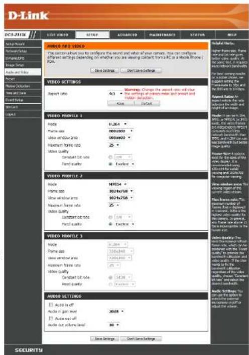 D-LINK DCS-2310L - Audio and Video - 1