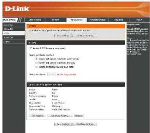 D-LINK DCS-2310L - HTTPS - 1