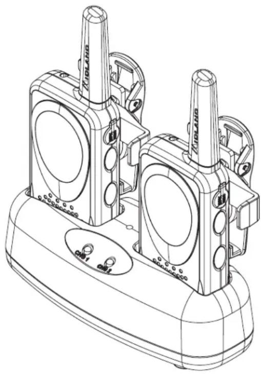 MIDLAND 777 - To charge using a Desktop Charger (BRC501): - 2