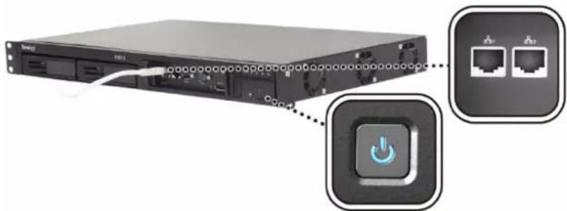 SYNOLOGY RS212 - RackStation の起動 - 2