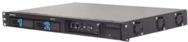 SYNOLOGY RS212 - ハードディスクの取り付け - 5