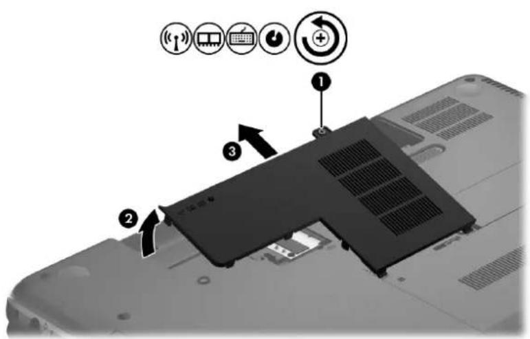 COMPAQ Presario CQ58-276SD - Description Spare part number - 1