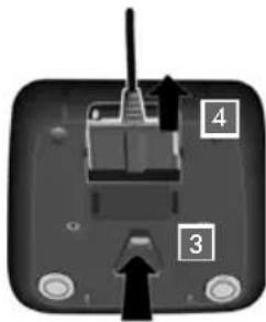 GIGASET A400H - Lader aansluiten - 2