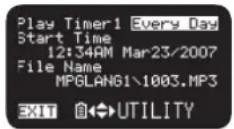 MARANTZ LS502 - Select the Play Timer menu. - 1