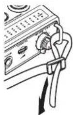 MARANTZ LS502 - Installing the carry strap - 2