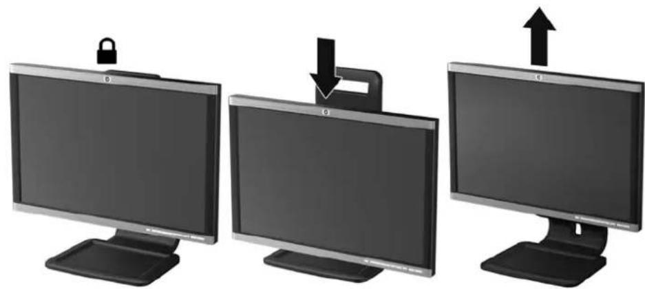 COMPAQ LA2405x - Adjusting the Monitor - 3