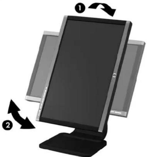 COMPAQ LA2405x - Adjusting the Monitor - 5